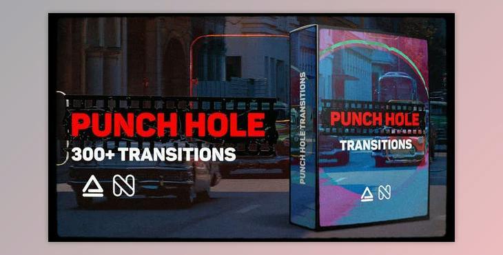 Videohive AnimationStudio Punch Hole Transitions Library 35526145