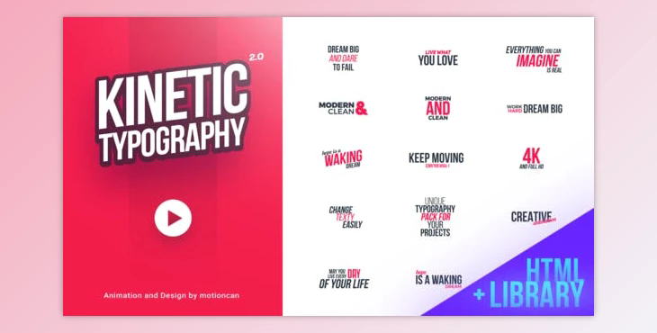Kinetic Typography (Videohive 20578796) - AE Project