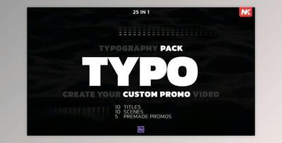 Typography Pack (Videohive 49306676) - AE Project