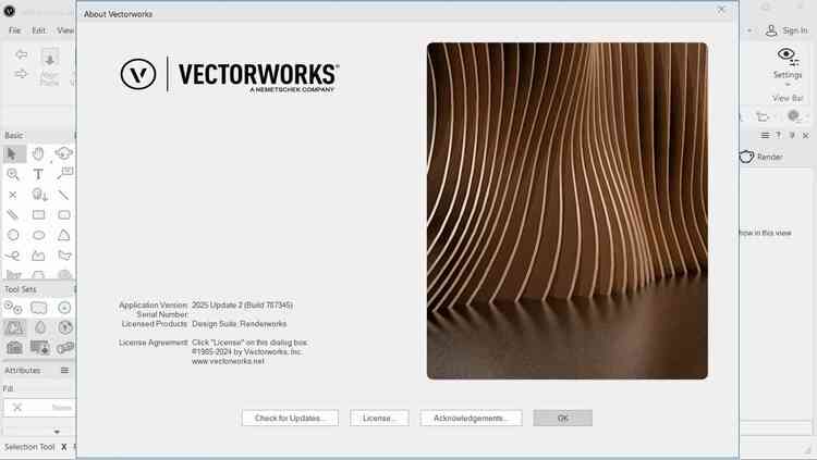 VectorWorks 2025 Update 2.1 Win / 2022 SP3 macOS + Vision