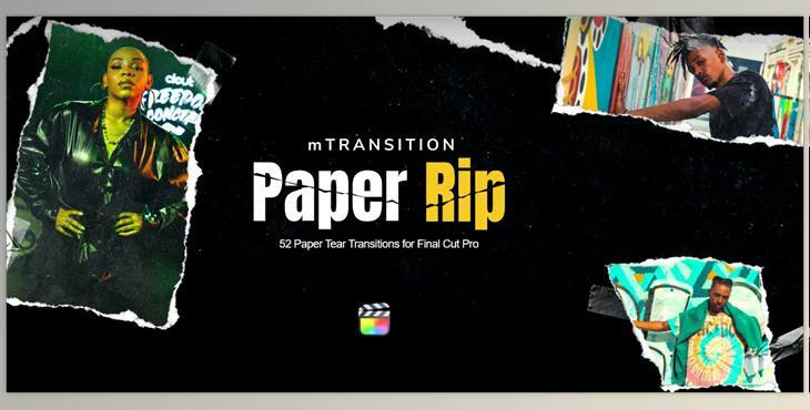 MotionVFX - mTransition Paper Rip