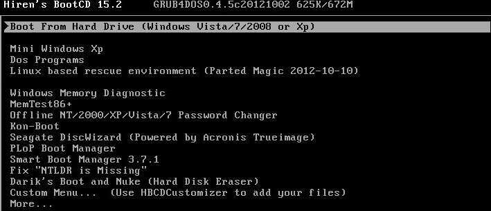 Hiren’s BootCD PE v1.0.8 x64