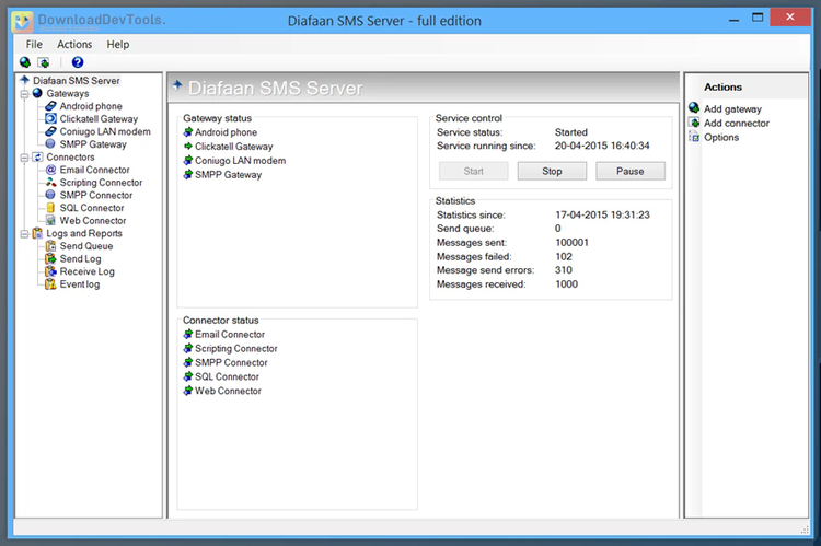 Diafaan SMS Server v4.9.0.0 (08 Oct 2024) Full + License key