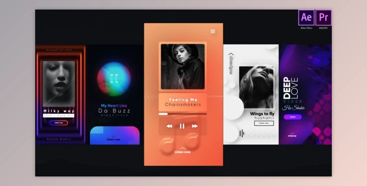 Instagram Trendy Music Stories (Videohive 27930058)