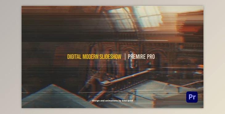 Digital Modern Slideshow Premiere Pro (Videohive 52205846) - PR Project