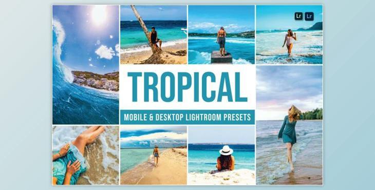 Tropical Mobile and Desktop Lightroom Presets by Laksmita