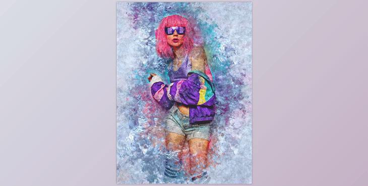 Grunge Ice Photoshop Action GraphicRiver-29846975 (ATN, PAT, ABR)