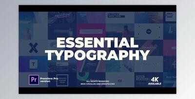 Typography Pack (Videohive 22033636) - PR Project