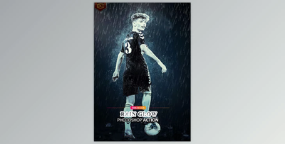 Rain Glow Photoshop Action GraphicRiver - 38865726