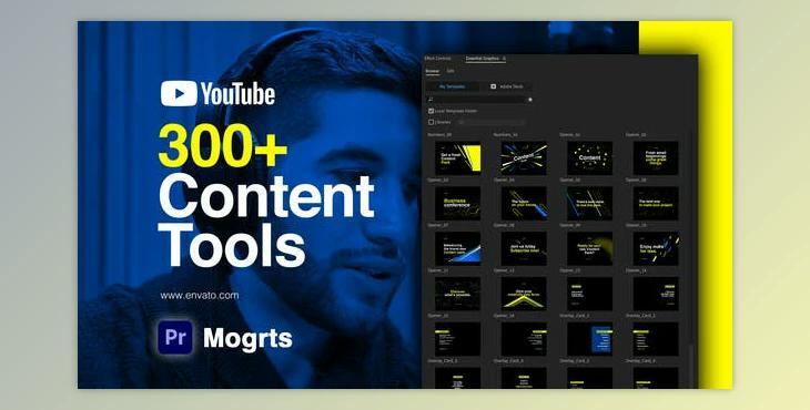 Youtube Content Tools for Premiere Pro (Videohive 36583411)