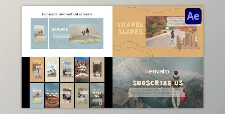 Cartoon Travel Slideshow for After Effects (Videohive 46923321) - AE Project