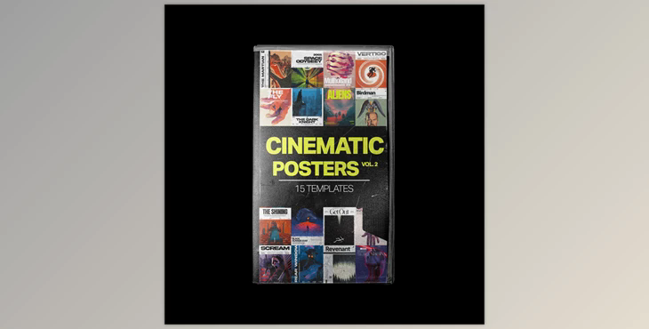 Tropic Colour Cinematic Social Media Poster Templates Vol 2