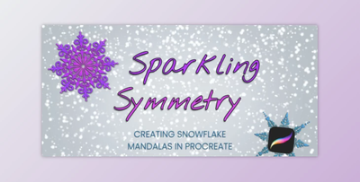 Sparkling Symmetry: Creating Snowflake Mandalas in Procreate