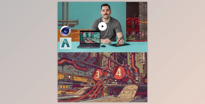 Domestika – 3D Toon-Style Environment Art with Arnold