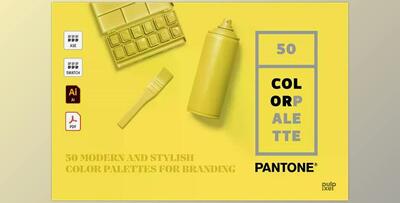 50 Pantone Branding Color Palettes CreativeMarket - 6119891
