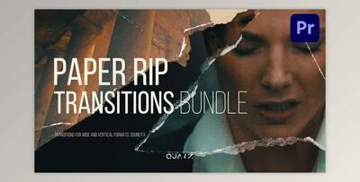 Paper Rip Transitions for Premiere Pro (Videohive 54981365) - PR Project