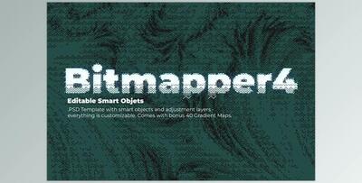 Bitmapper 4 – PSD Template CreativeMarket - 7311846