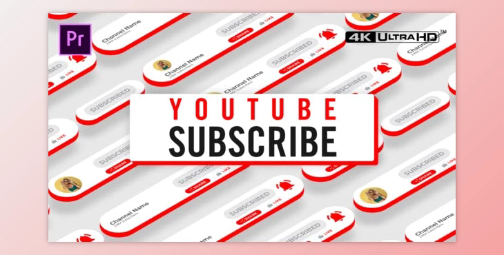 Yotube Subscribe Button (Videohive 39944312) - PR Project
