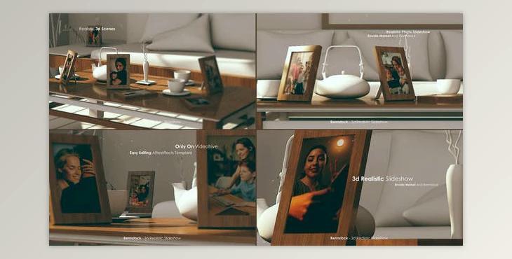 Realistic Photo Frame (Videohive 50010469) - AE Project