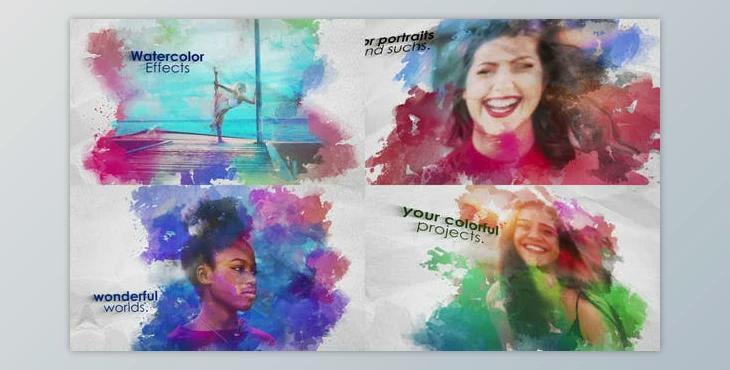 Watercolor Effects (Videohive 26597430) - AE Project