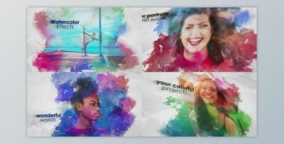 Watercolor Effects (Videohive 26597430) - AE Project