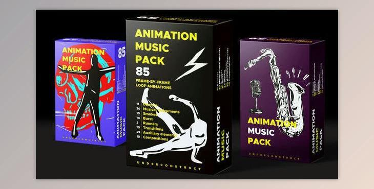 Animation music pack (Videohive 30486180) - AE Project