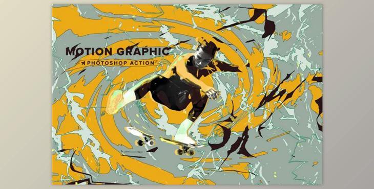Motion Graphic Photoshop Action By bangingjoints