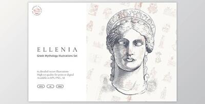 Ellenia – Greek Mythology Set - CreativeMarket 3821532