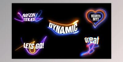 Neon Text Animation (Videohive 49698146) - AE Project