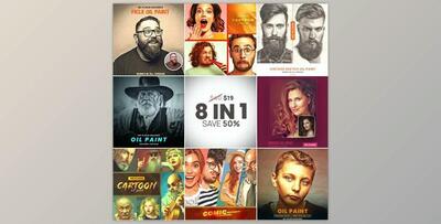 8 in 1 Photoshop Action Bundle – GraphicRiver 31643720 (ATN)