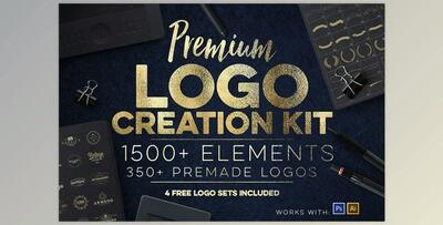 Logo Creation Kit Bundle Edition for Photoshop & Illustrator