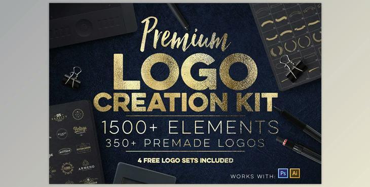 Logo Creation Kit Bundle Edition for Photoshop & Illustrator