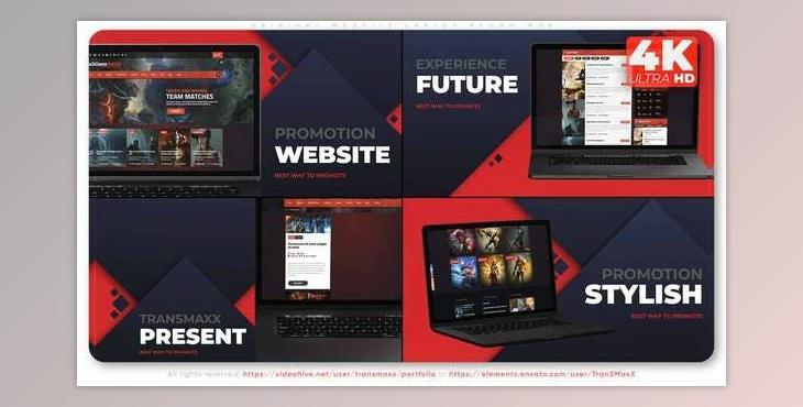 Original Website Laptop Promo W08 (Videohive 33560277) - AE Project