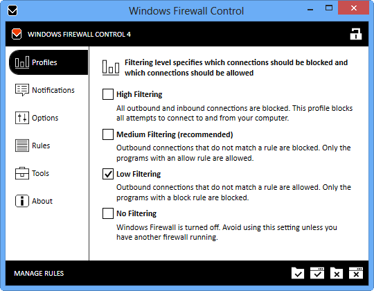 Windows Firewall Control 6.17.0