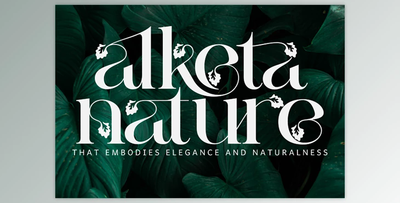 Alketa Nature Font