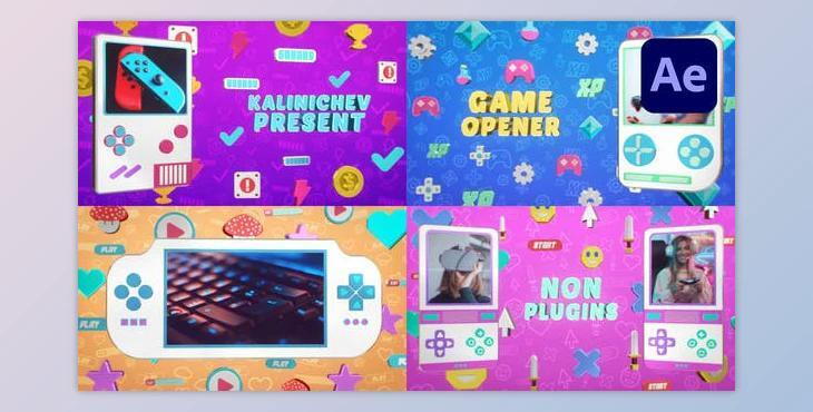 Gaming Pixel Opener (Videohive 37651128) - AE Project