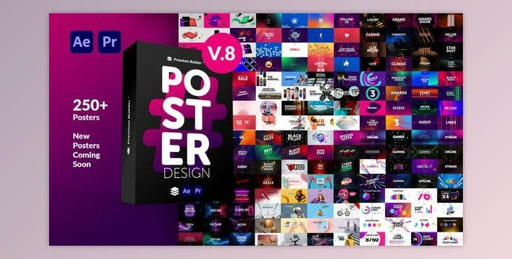 Posters Pack V8 (Videohive 30259738) - AE Project