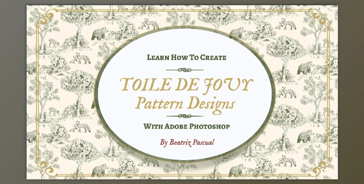Learn How to Create Toile de Jouy Patterns with Adobe Photoshop