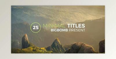 Minimal Titles (Videohive 18705333) - AE Project