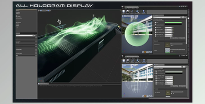 Unreal engine - Hologram Display Pack v4.27