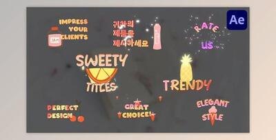 Sweety Titles for After Effects (Videohive 50221511) - AE Project