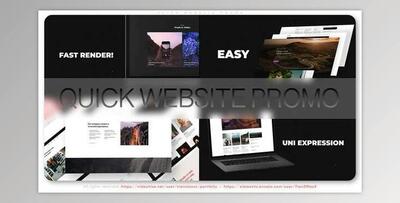 Quick Website Promo (Videohive 34422560) - AE Project
