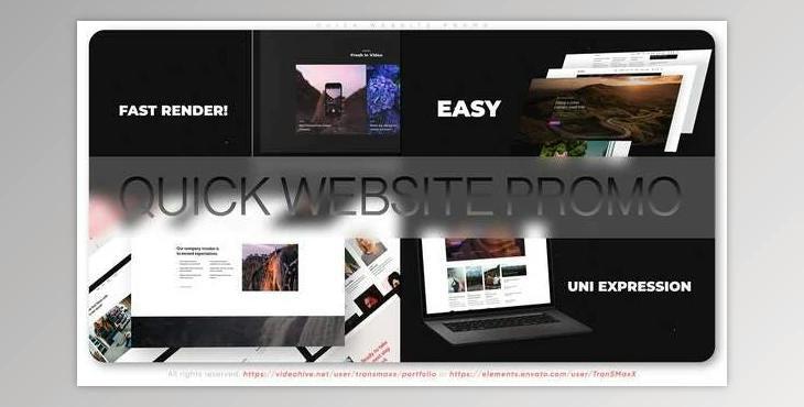 Quick Website Promo (Videohive 34422560) - AE Project