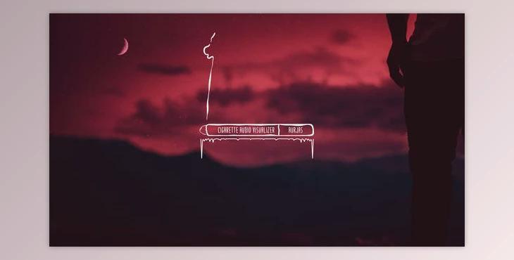 Cigarette Audio Spectrum Music Visualizer Videohive-28410300
