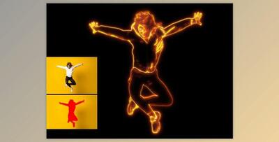 Neon light Photo Effect By mrikhokon (Atn)