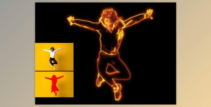 Neon light Photo Effect By mrikhokon (Atn)