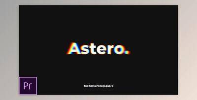 Astero - Dynamic Typo Opener (Videohive 25510706) - PR Project