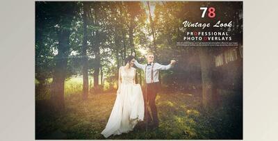 78 Vintage Look Photo Overlays