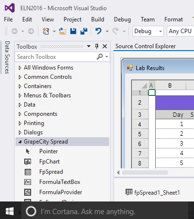 Grapecity Spread.NET for WinForms v14.45.20201
