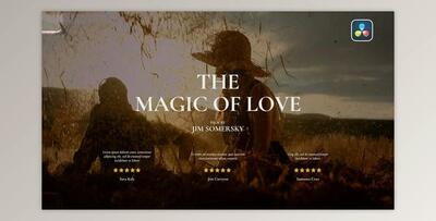 Cinematic Titles for DaVinci Resolve (VideoHive 37189130)